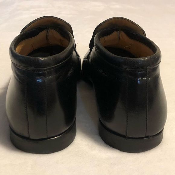 Bally of Switzerland Lugano Black Leather Loafers • Sz 9.5 E main image 4